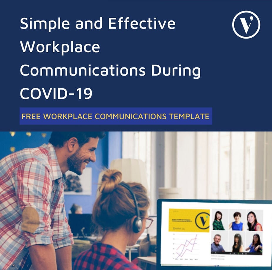 Simple and effective workplace communications covid  | Vermilion Pinstripes Australia Singapore UK