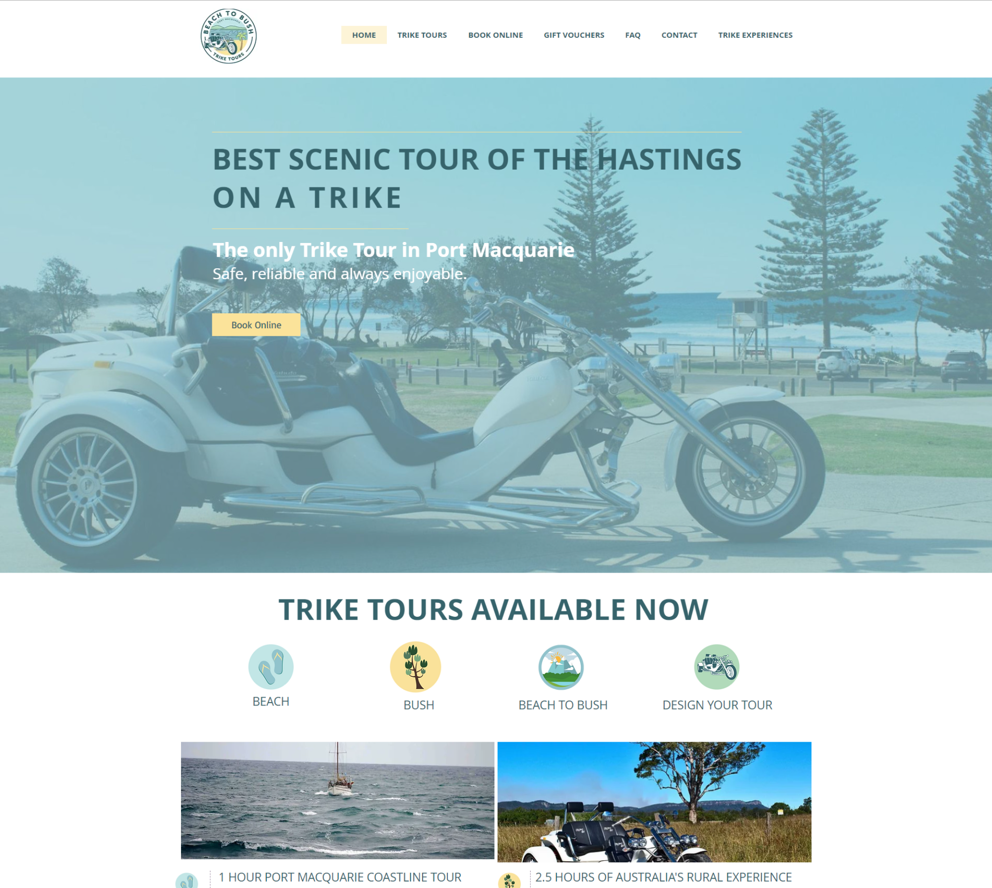 Beach to Bush Trike Tours