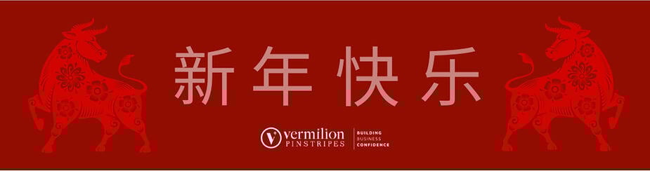 Year of the Ox 2021 | Vermilion Pinstripes Australia Singapore UK