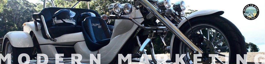 Beach to Bush Trike Tours Modern Marketing | Vermilion Pinstripes Australia Singapore UK