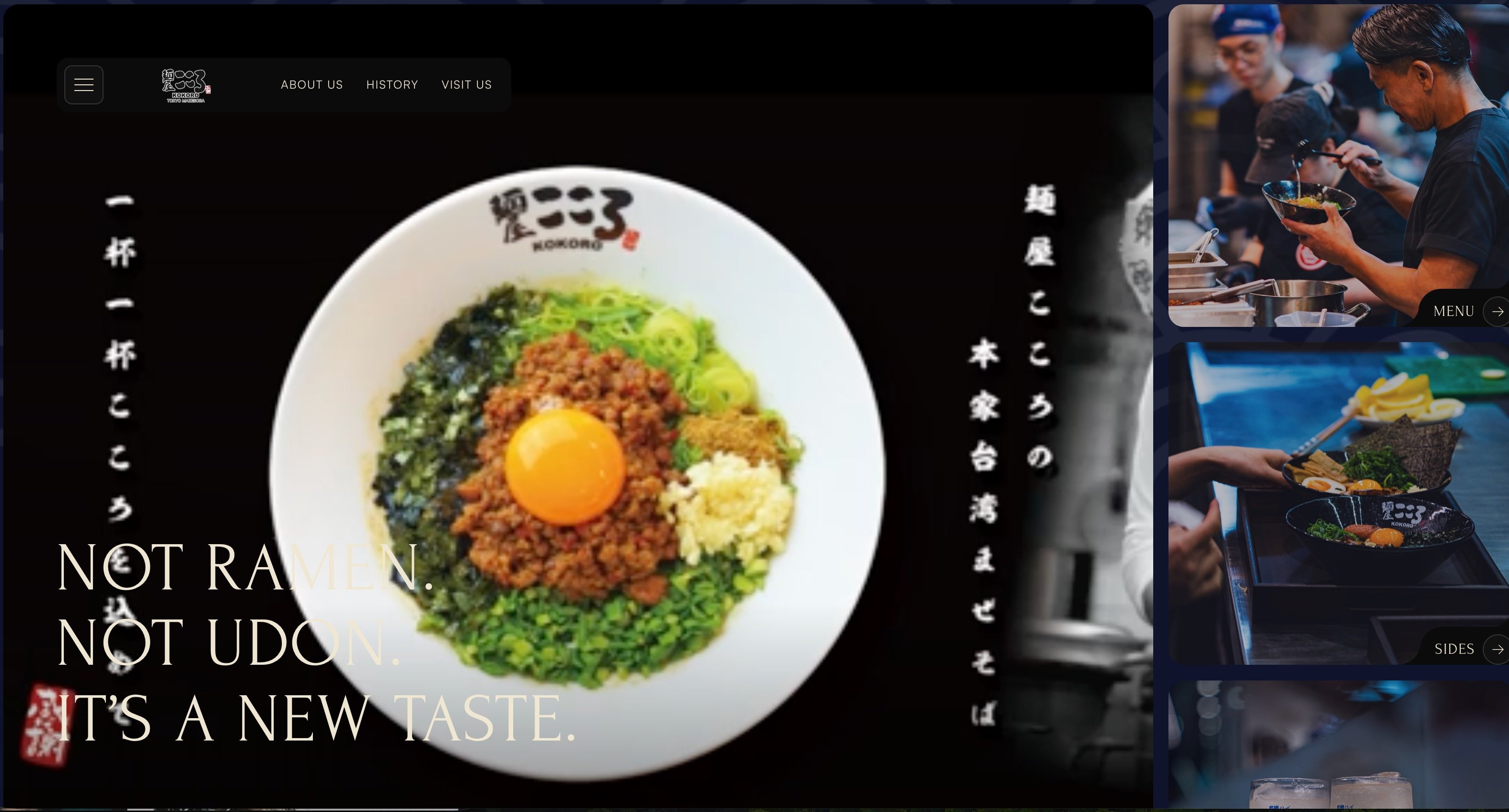 Kokoro Sydney | Vermilion Pinstripes