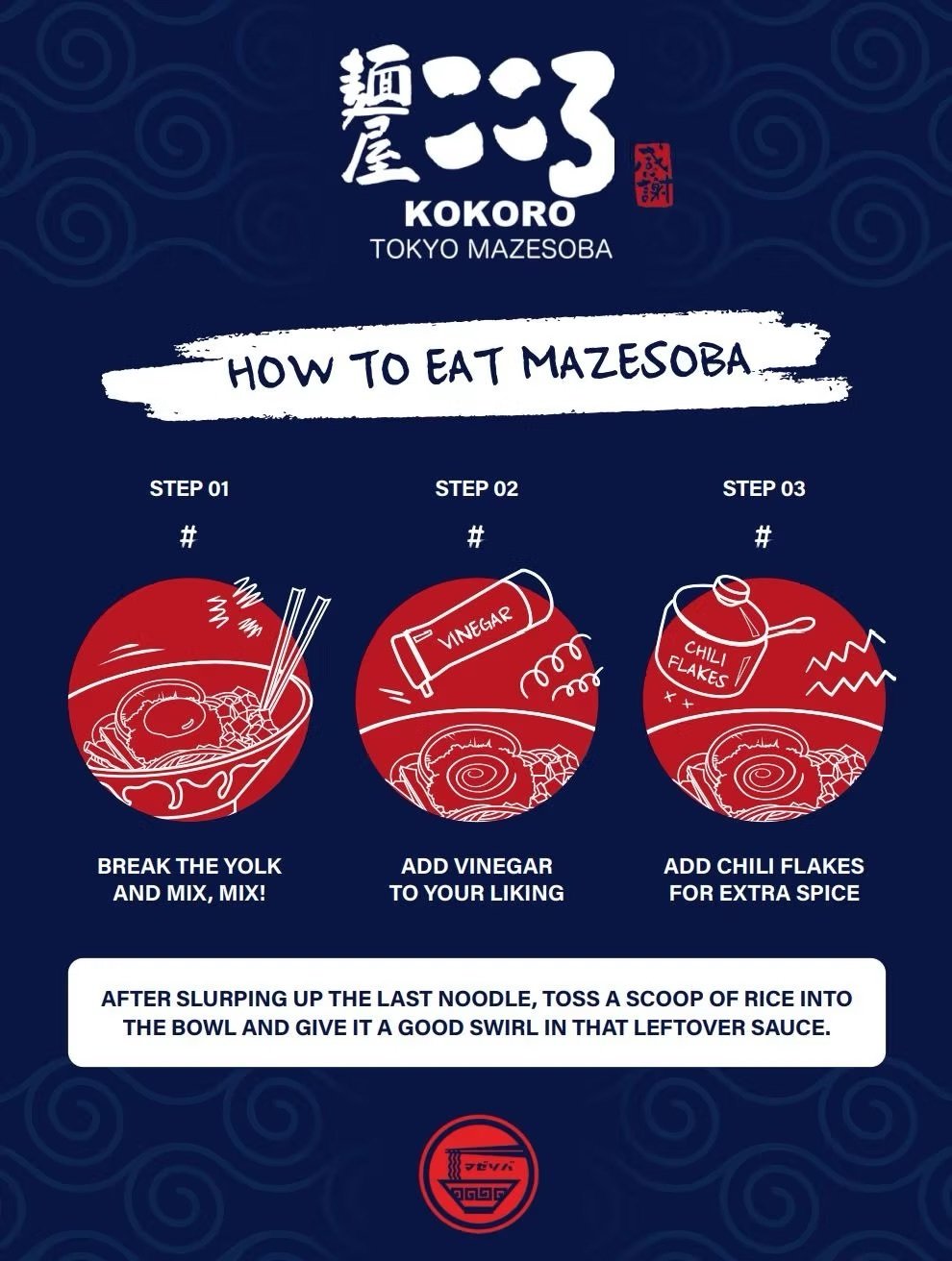 How to eat Mazesoba | Vermillion Pinstripes