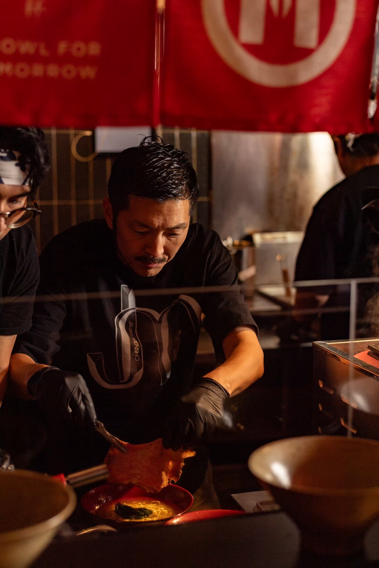 Chef Shono | Vermillion Pinstripes