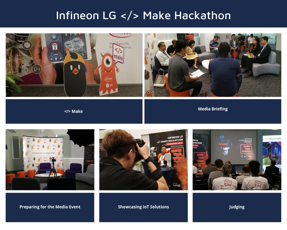 Infineon LG <> Make Hackathon Media Event