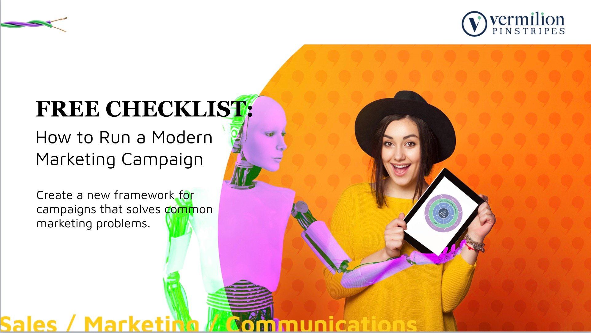 Free Marketing Campaign Checklist from Vermilion Pinstripes