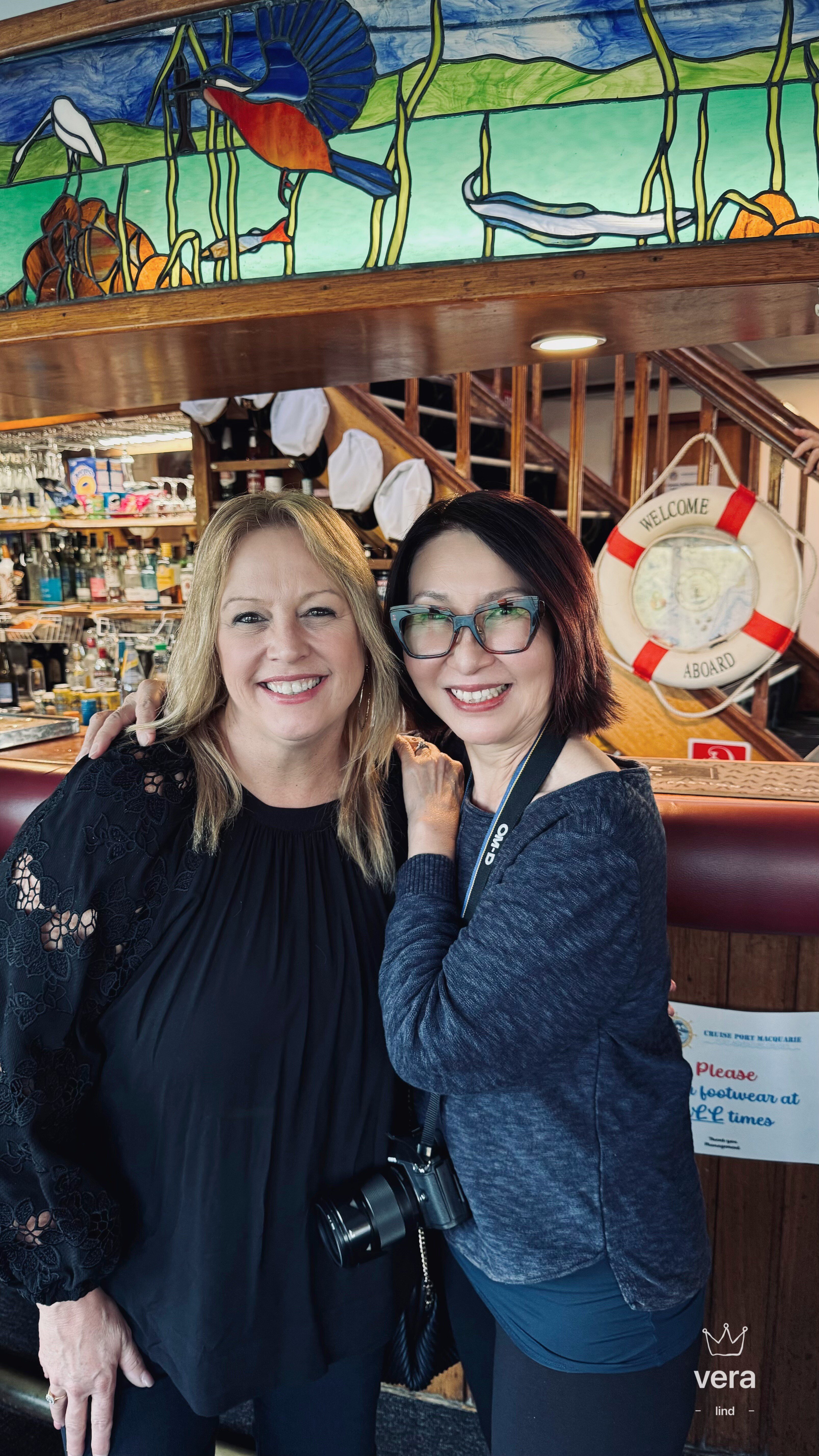 Peta Pinson and Veronica