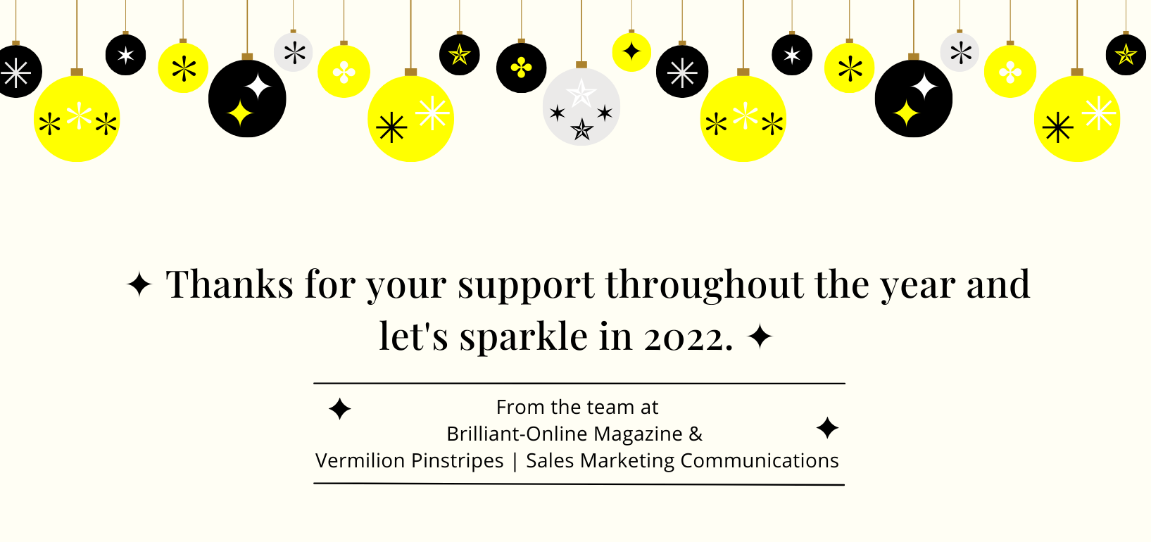 Merry Christmas and a Happy New Year Card (Brilliant Online and Vermilion Pinstripes)