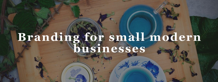 Modern small businesses need a different branding strategy | Vermilion Pinstripes | branding for small businesses My Blue Tea