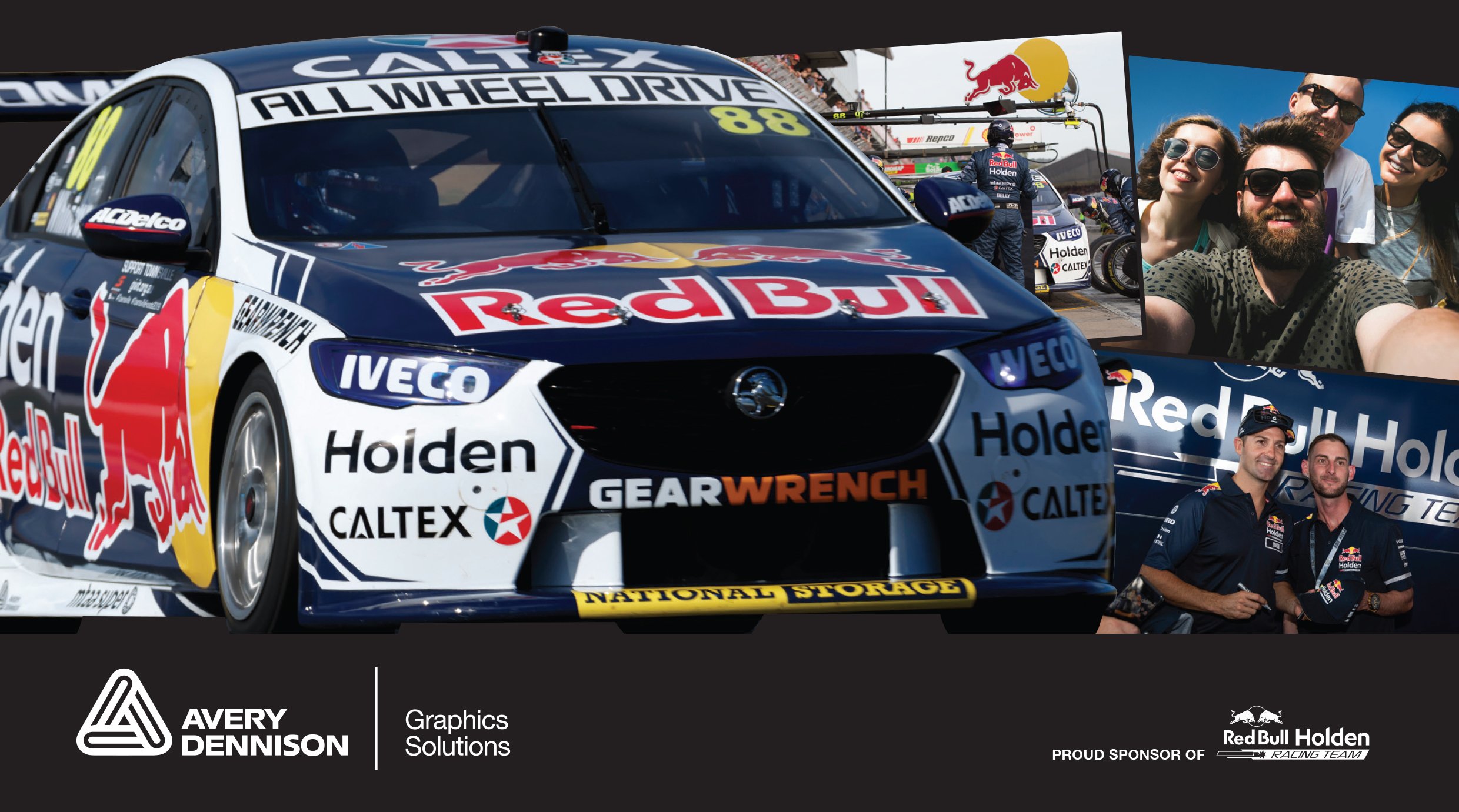 Avery Dennison Announces Bathurst 1000 Race Experience with Red Bull Holden Racing Team