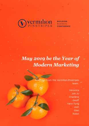 May 2019 be the Year of Modern Marketing | Vermilion Pinstripes