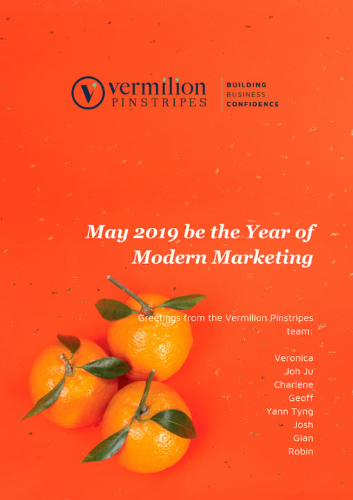 May 2019 be the Year of Modern Marketing | Vermilion Pinstripes