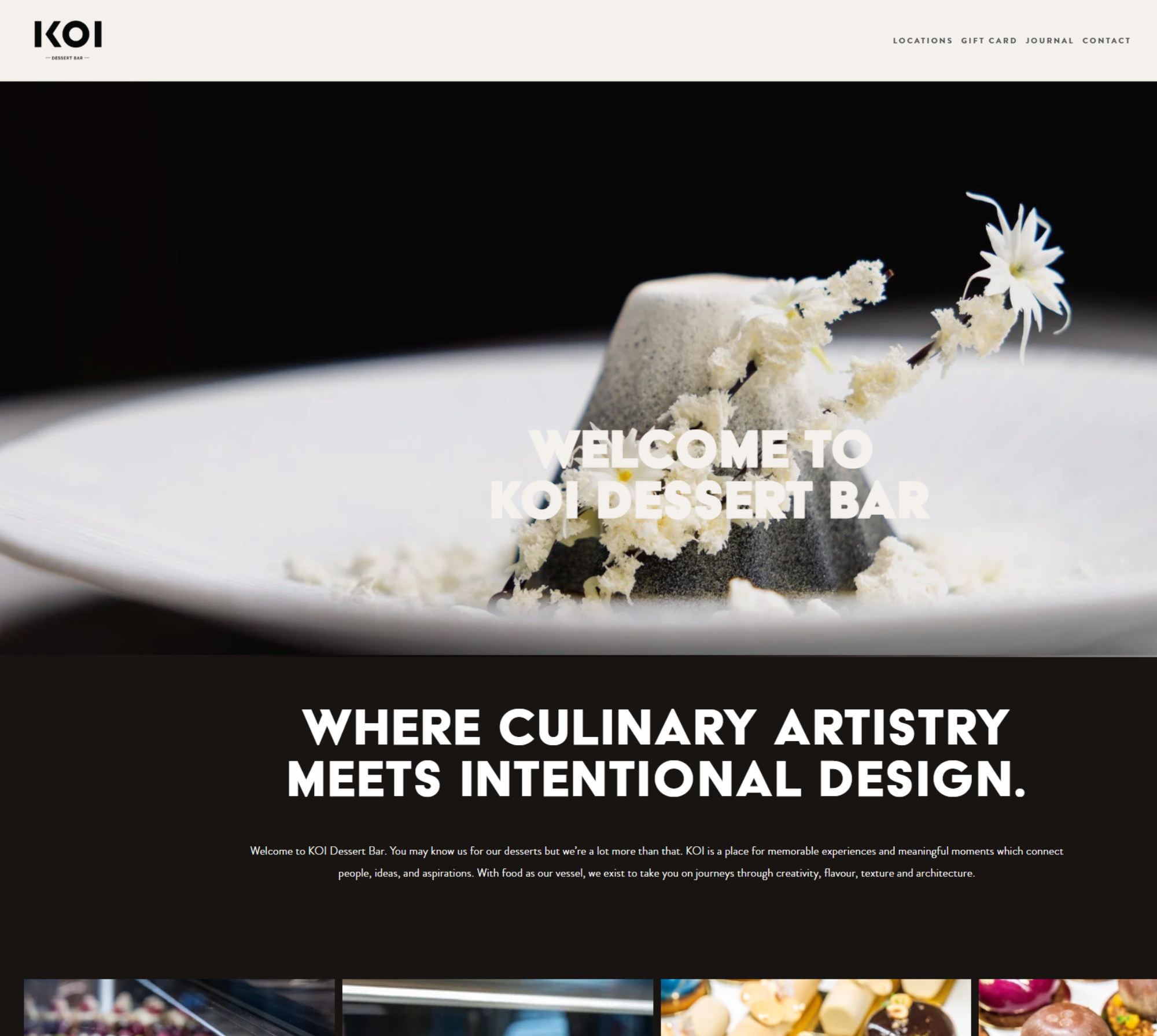 Koi Dessert Bar