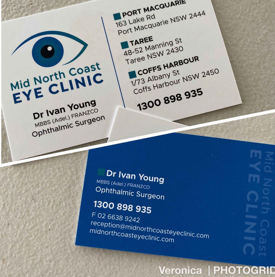 Modern website for Mid North Coast Eye Clinic by Vermilion Pinstripes