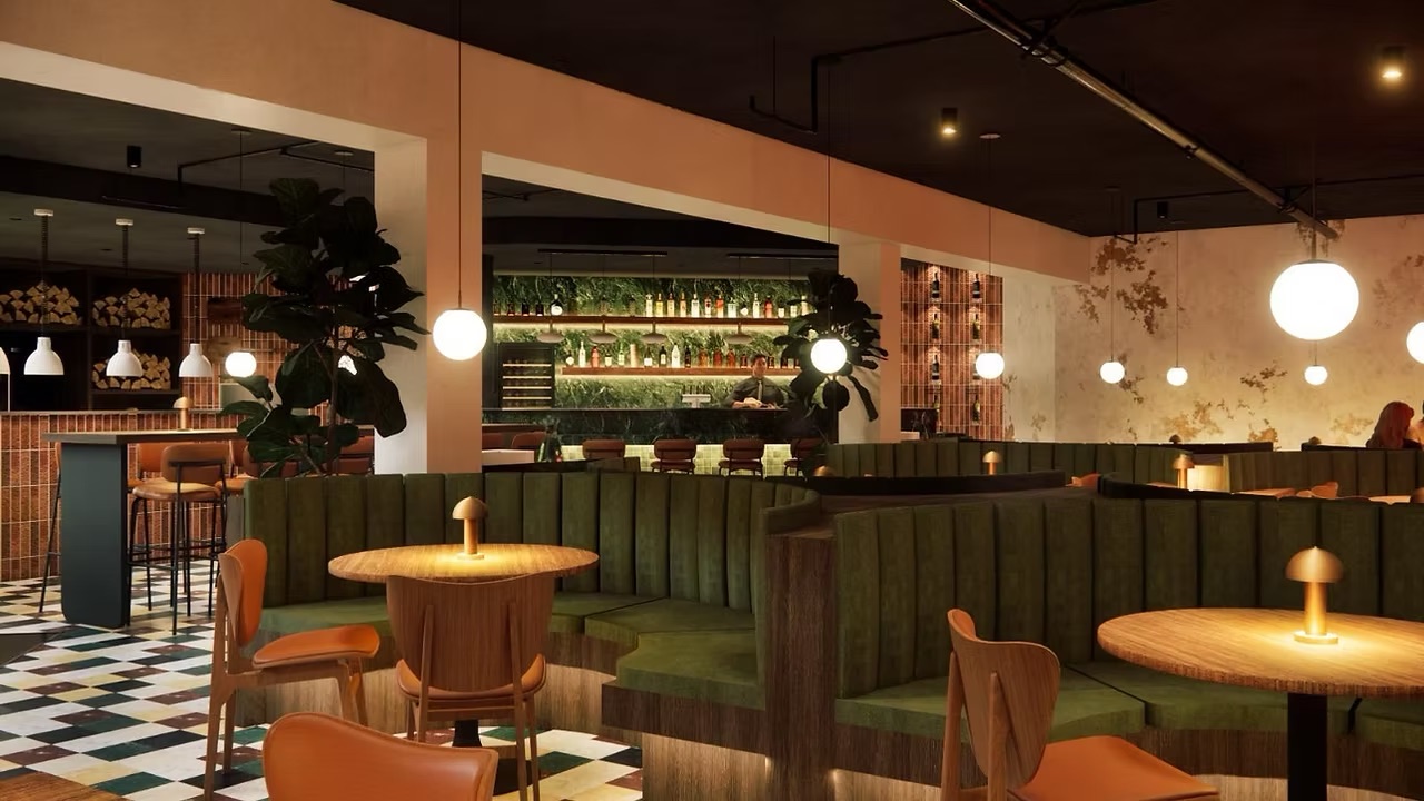 Pizza Studio Tamaki dining area | Vermillion Pinstripes