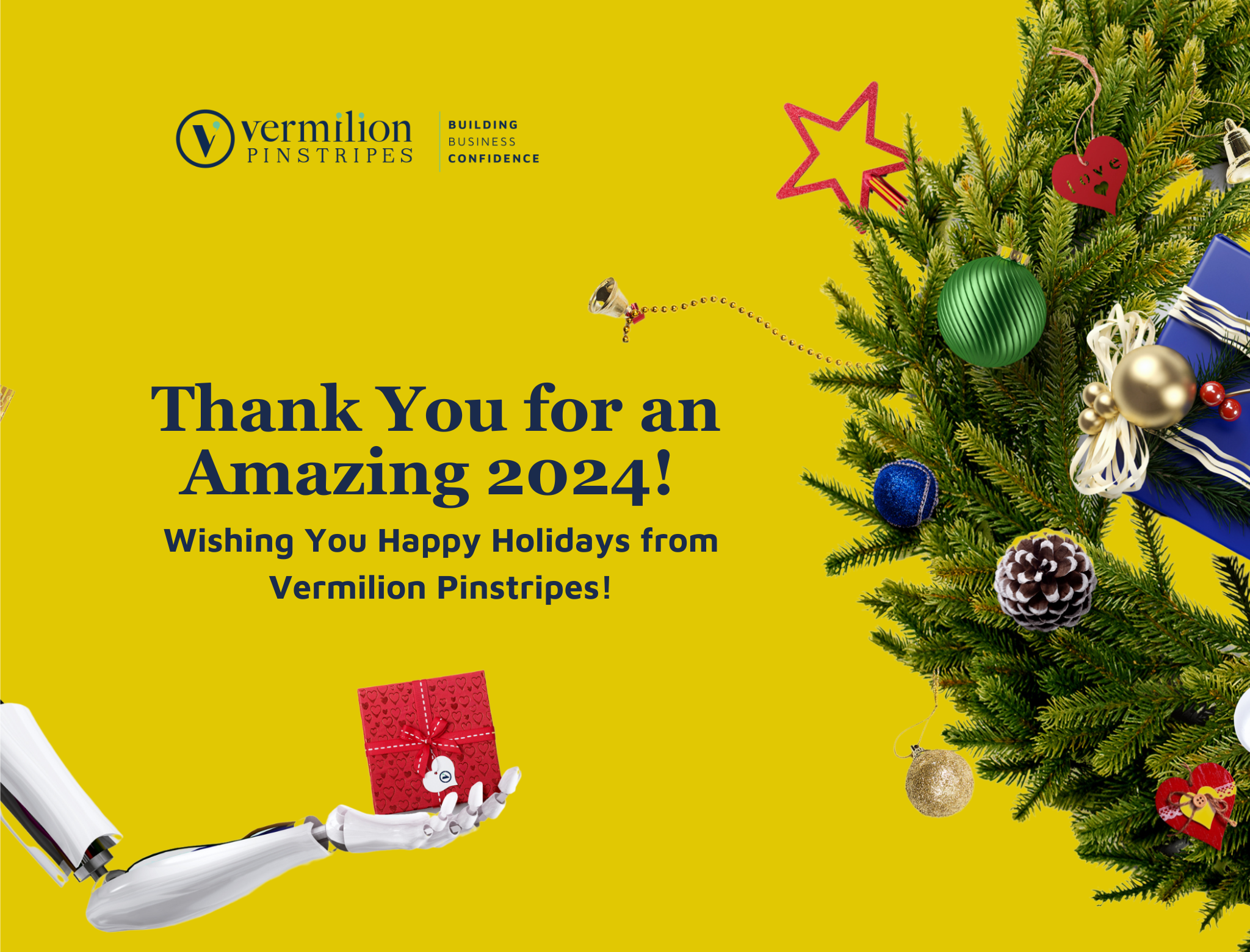 Vermilion Pinstripes thank all customers for an amazing 2024